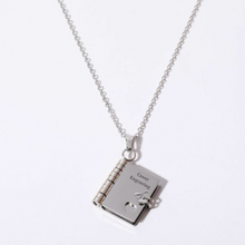 Load image into Gallery viewer, Book for You Stainless steel secret message Custom Bar Necklace Watersafe
