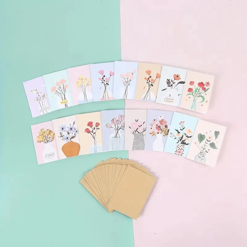 Mini greeting card / gift note - Random design