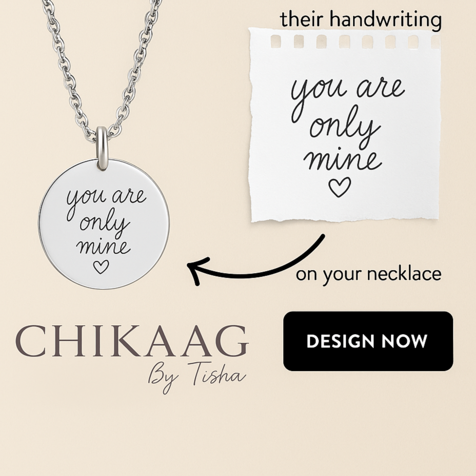 Handwriting Necklace - Silver