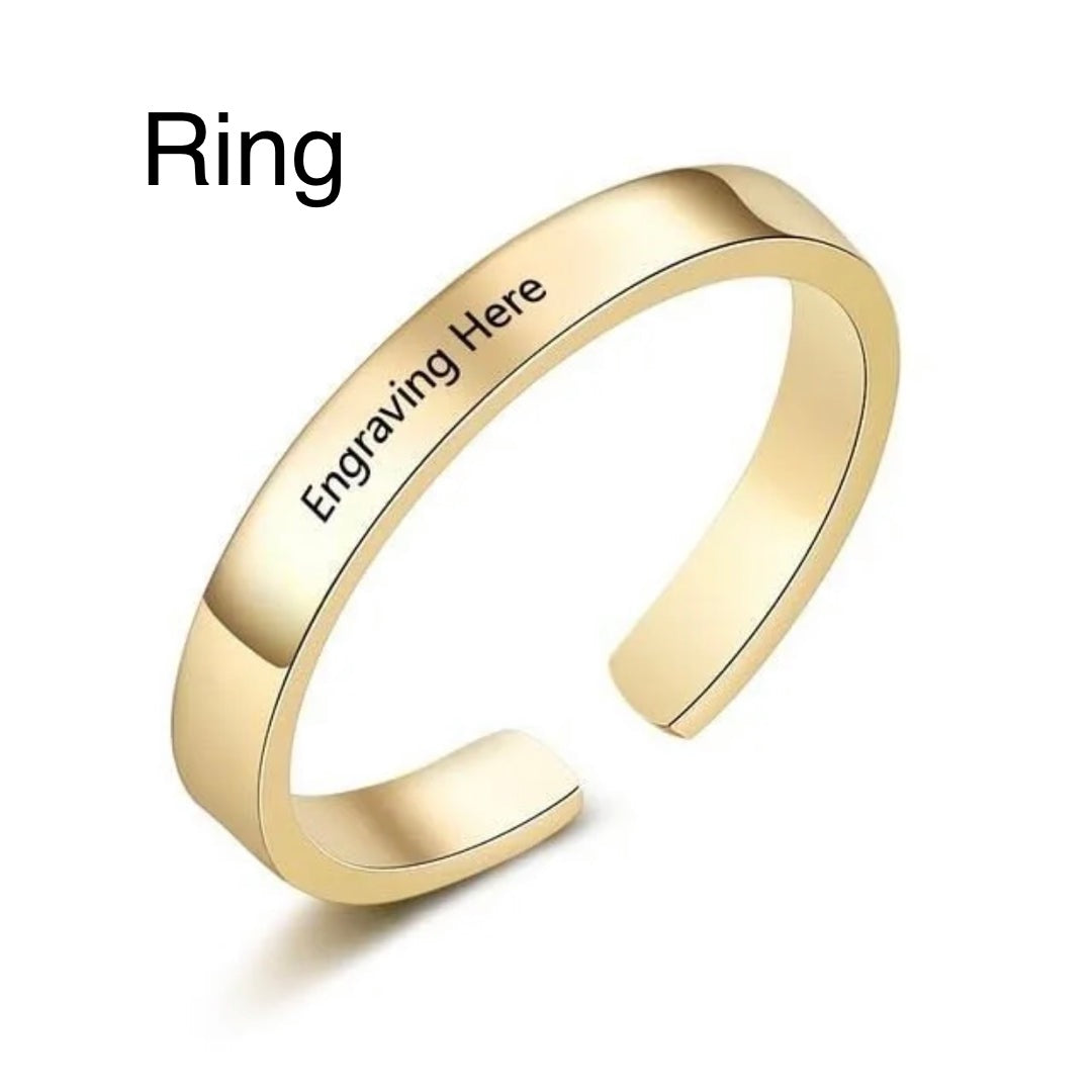 Custom Cuff Ring - Gold