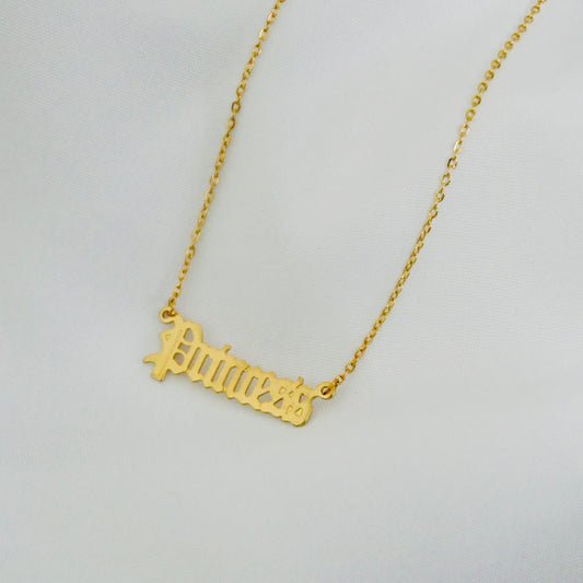 Princess necklace in Gold
