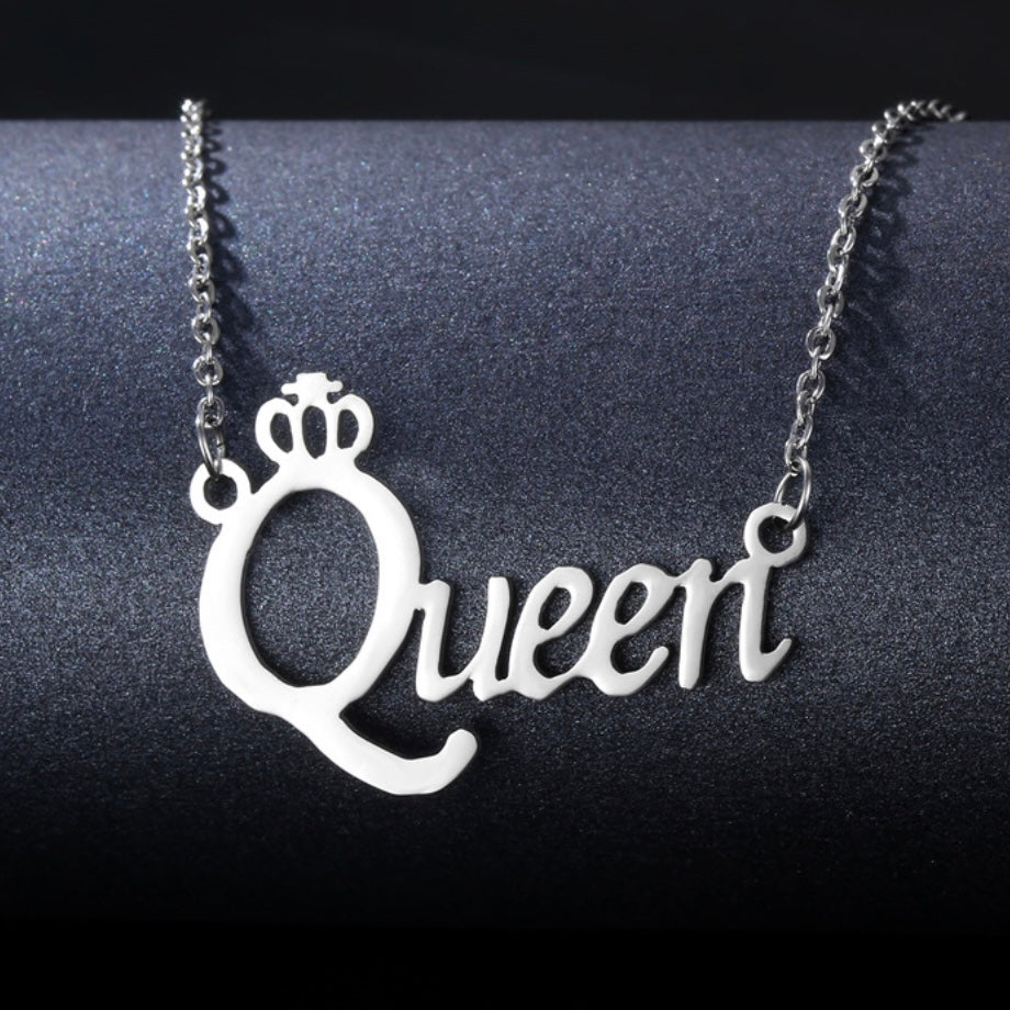 Queen Necklace - Stainless steel - Watersafe 💦