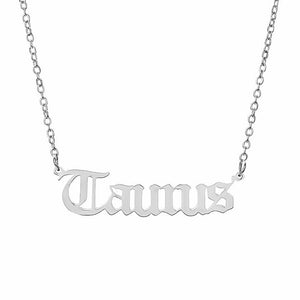 Stainless Steel Zodiac Necklace Taurus Watersafe 💦