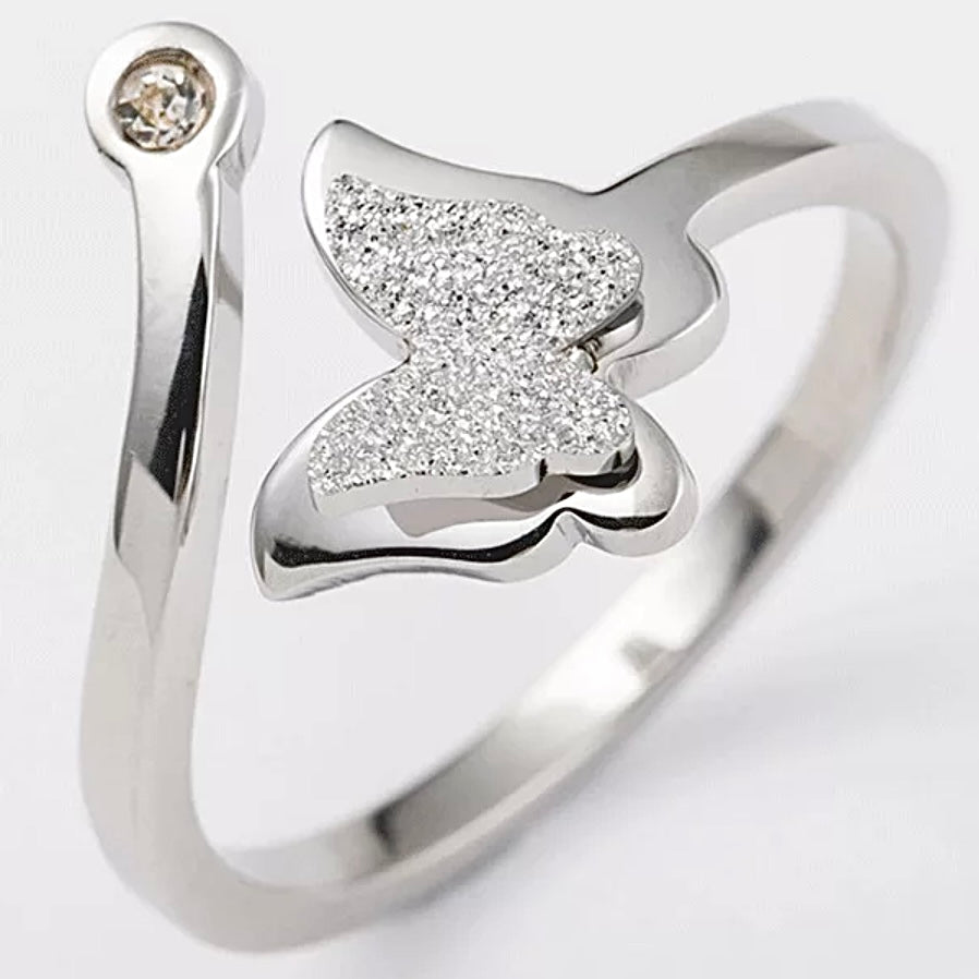 You give me Butterflies Ring - Stainless Steel - Watersafe 💦