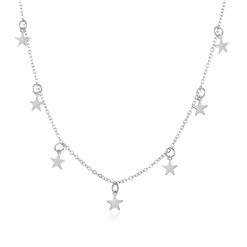 Star World Necklace - Silver