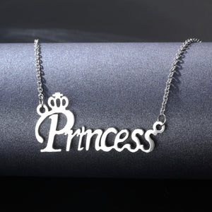 Princess Necklace - Stainless steel -Watersafe 💦